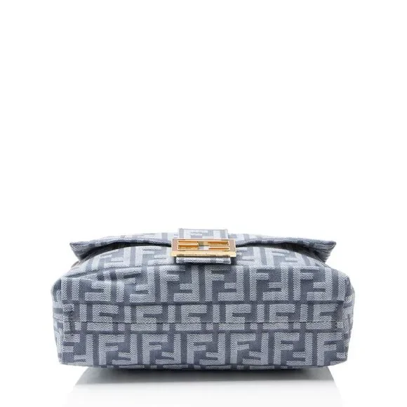 Fendi Denim Zucca Mamma Baguette Shoulder Bag - Picture 4 of 10